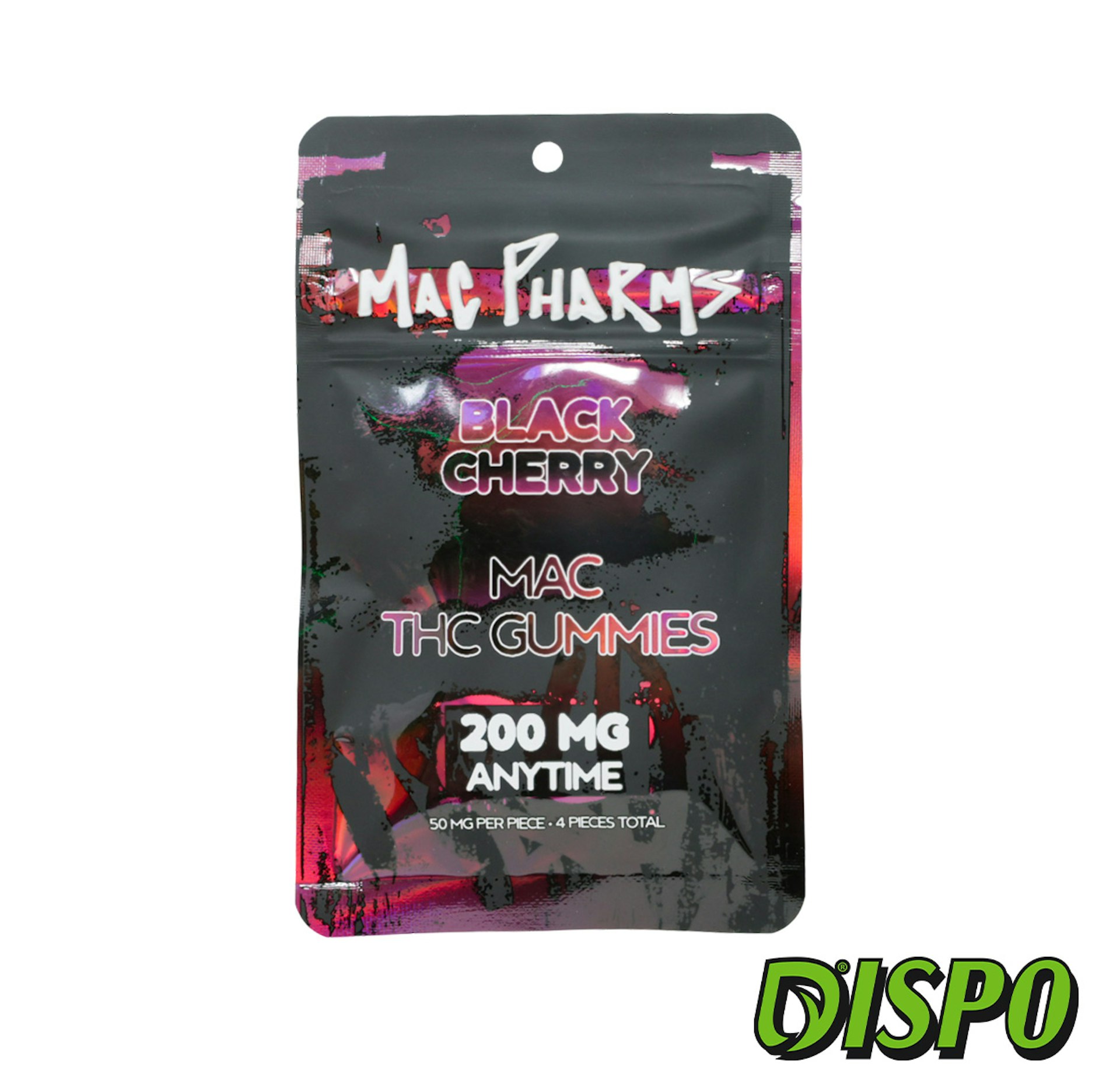 Mac Pharms - Black Cherry 200mg Gummies