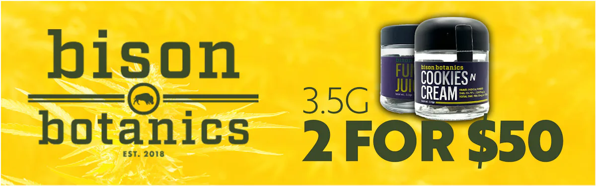 Bison Botanics - 3.5g Prepack - 2 for $50