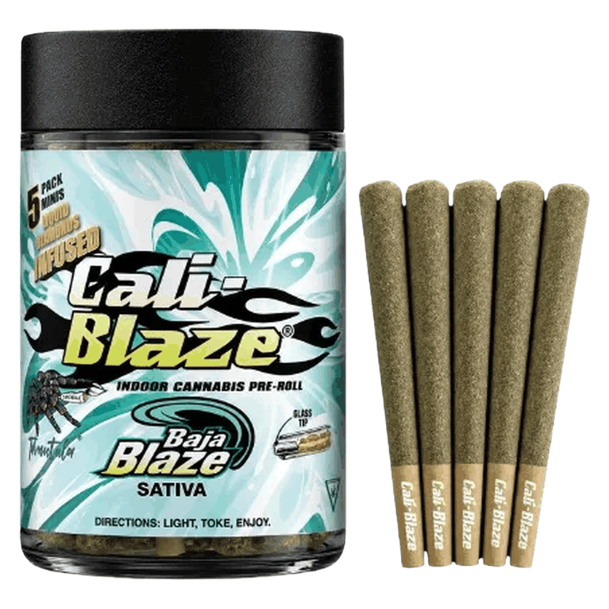 Baja Blaze Liquid Diamond Pre-Roll 5-Pack | 3.5g