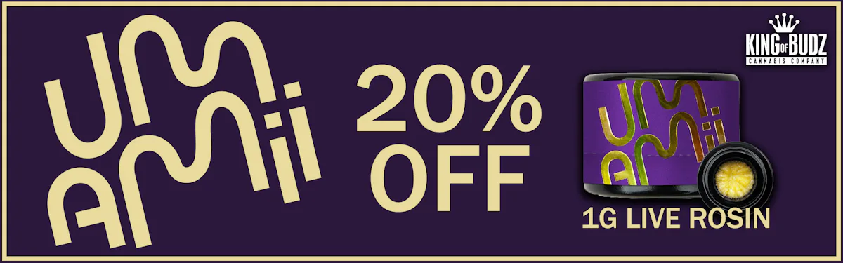 Umamii - 1g Live Rosin - 20 Percent OFF