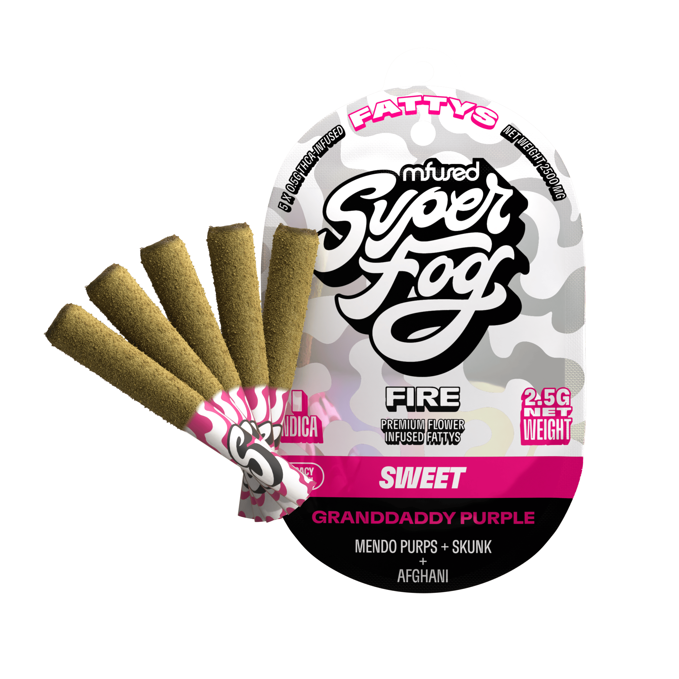 Zig-Zag Grand Daddy Purple Terpene Infused Cones, 15 Packs Of 2 Cones Each (30 Total)