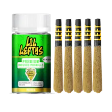 Left Coast - 5 Pack .75g Infused Prerolls - Watermelon Mojito
