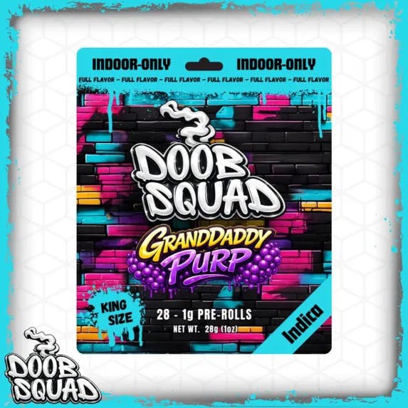 Doob Squad - 28-Pack 1g Prerolls - Granddaddy Purple