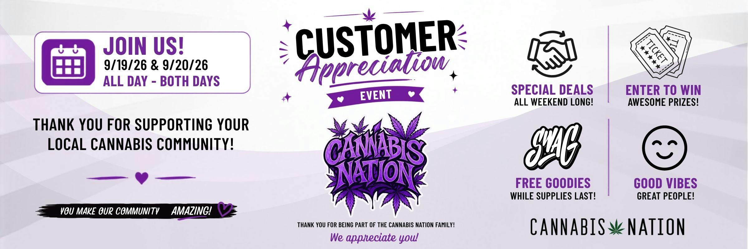 Customer, Appreciation, Promotion, Sale, Discounts