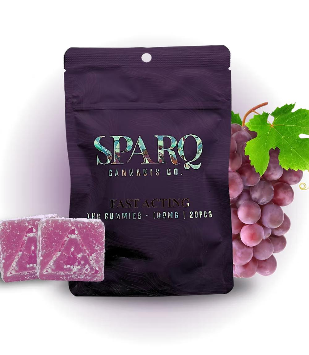Product Sparq - Grape  (20CT) - Gummies - 100MG