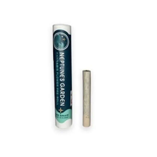 Neptune's Garden Pre-Roll Black Cherry Punch 1g (indica hybrid, singles)