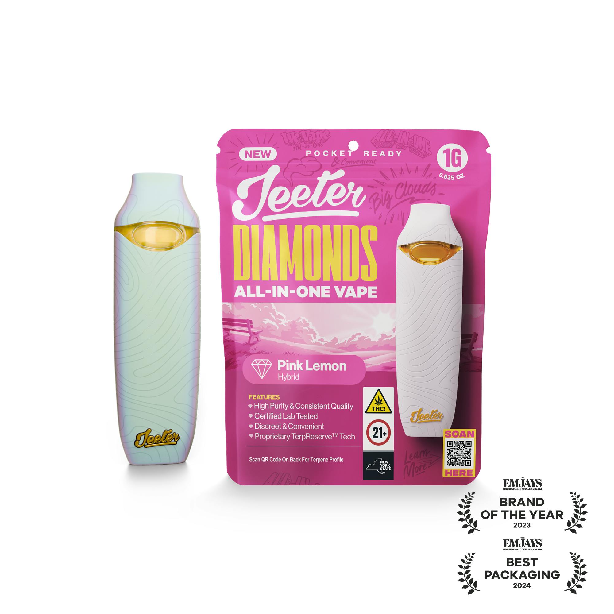 Jeeter | Pink Lemon | Liquid Diamonds AIO | 1g