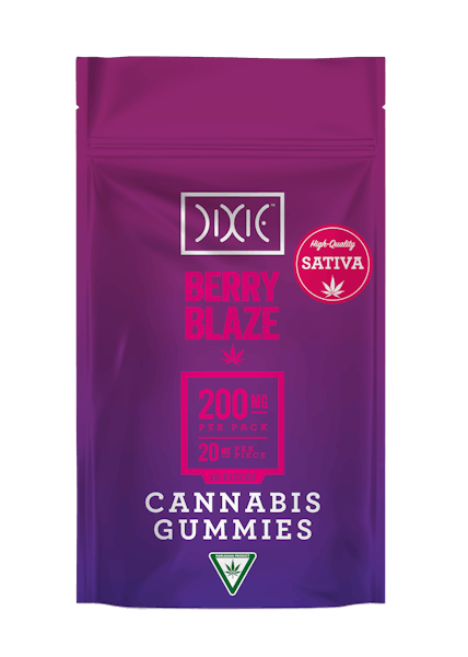 Product: Dixie | Berry Blaze Sativa Gummies | 200mg*