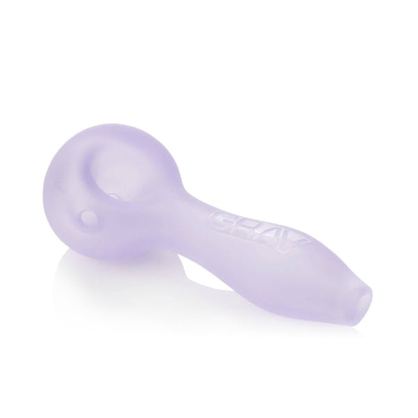 GRAV Sandblasted Spoon 4" Hand Pipe - Lavender