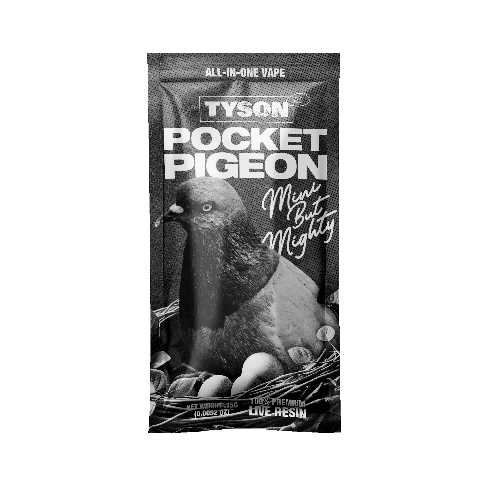 Tyson 2.0 | Pocket Pigeon | Indica | Live Resin AIO | 0.15g