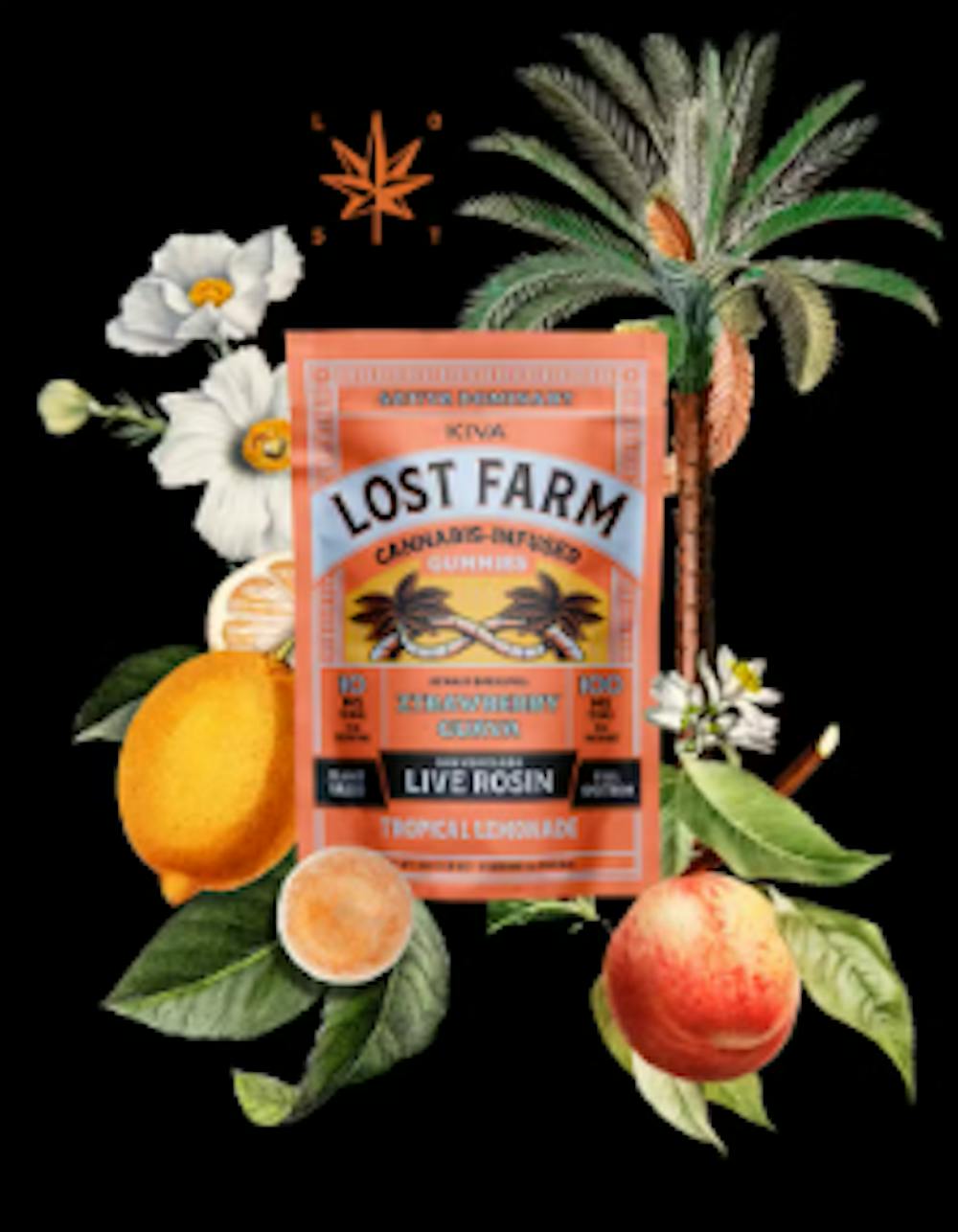 Product Live Rosin Gummies | Tropical Lemonade x Ztrawberry Guava (H) | Lost farms