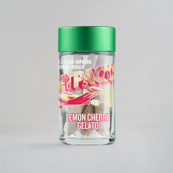 Jetpacks FJ-3 Lemon Cherry Gelato Infused PreRoll .6g 5pk | Sacred