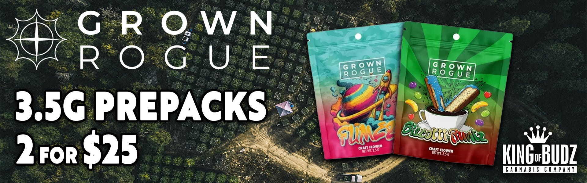 Grown Rogue - Prepacked 3.5g - 2/$25