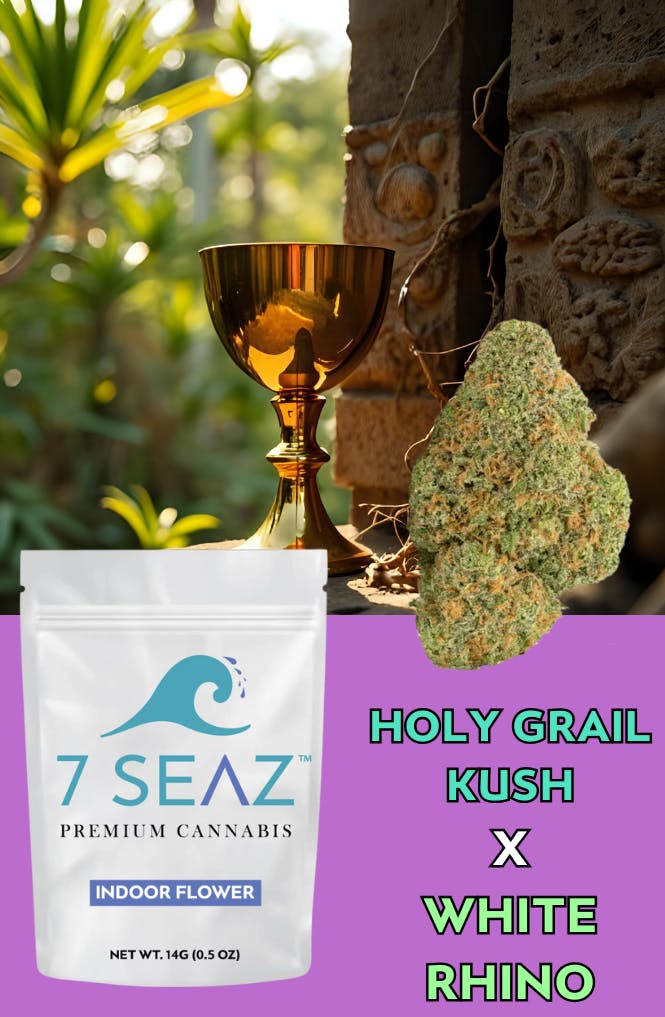 Holy Grail Kush x White Rhino Hybrid | 7 Seaz