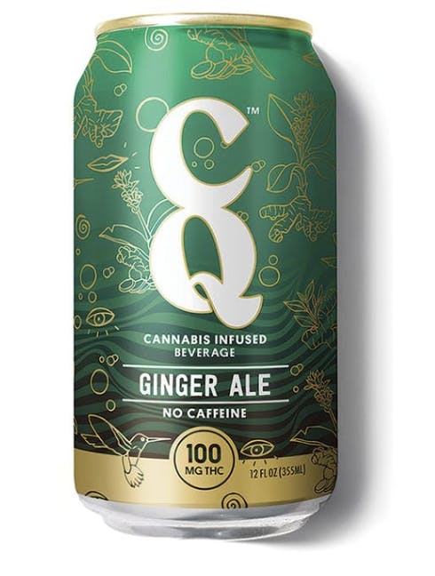 Product: CQ | Infused Soda (Single Can) - 100mg - Ginger Ale