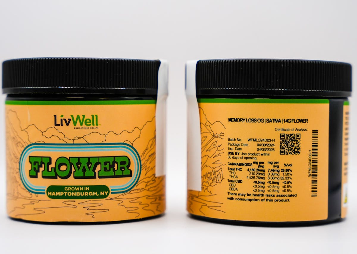 Photo of LivWell | Flower | Memory Loss OG 14g