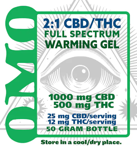 OMO | Warming Gel 2:1 1000MG CBD 500MG THC | Topical-1