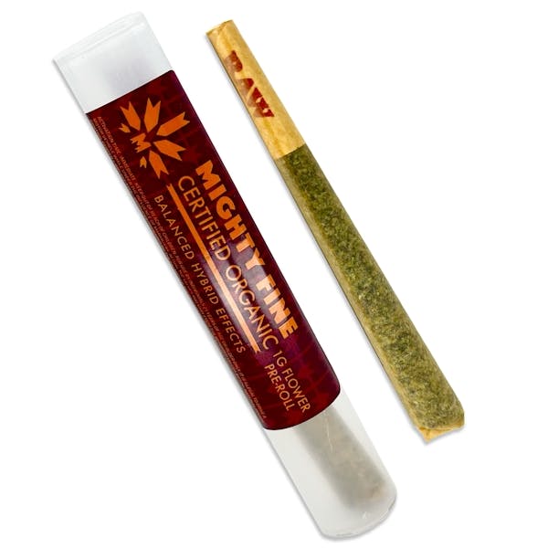 Product: Mighty Fine | Certified Organic Mint Chocolate Chip Pre-Roll | 1g*