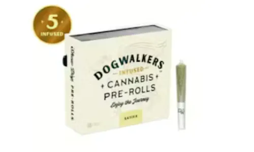 Jacks Delight (S) – Infused Dogwalkers Pre-Roll Pack (0.35g x 5)-active