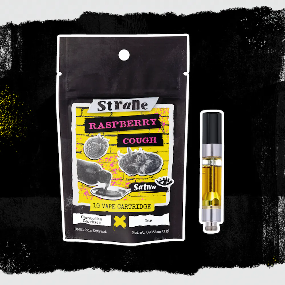 Product Strane - Raspberry Cough Vape Cartridge (1g)