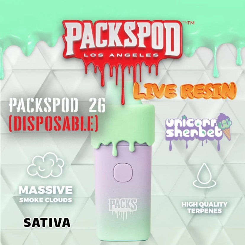 Packwoods - Unicorn Sherbert Disposable