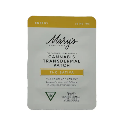 Mary's Medicinals - 20mg THC Patch - Sativa