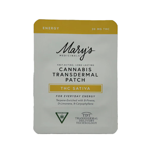 Mary's Medicinals - 20mg THC Patch - Sativa