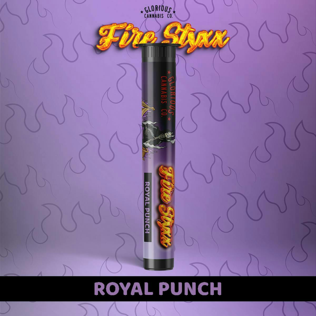Glorious Cannabis Co. | Royal Punch Fire Styxx THCA Infused Pre-Roll | 1g