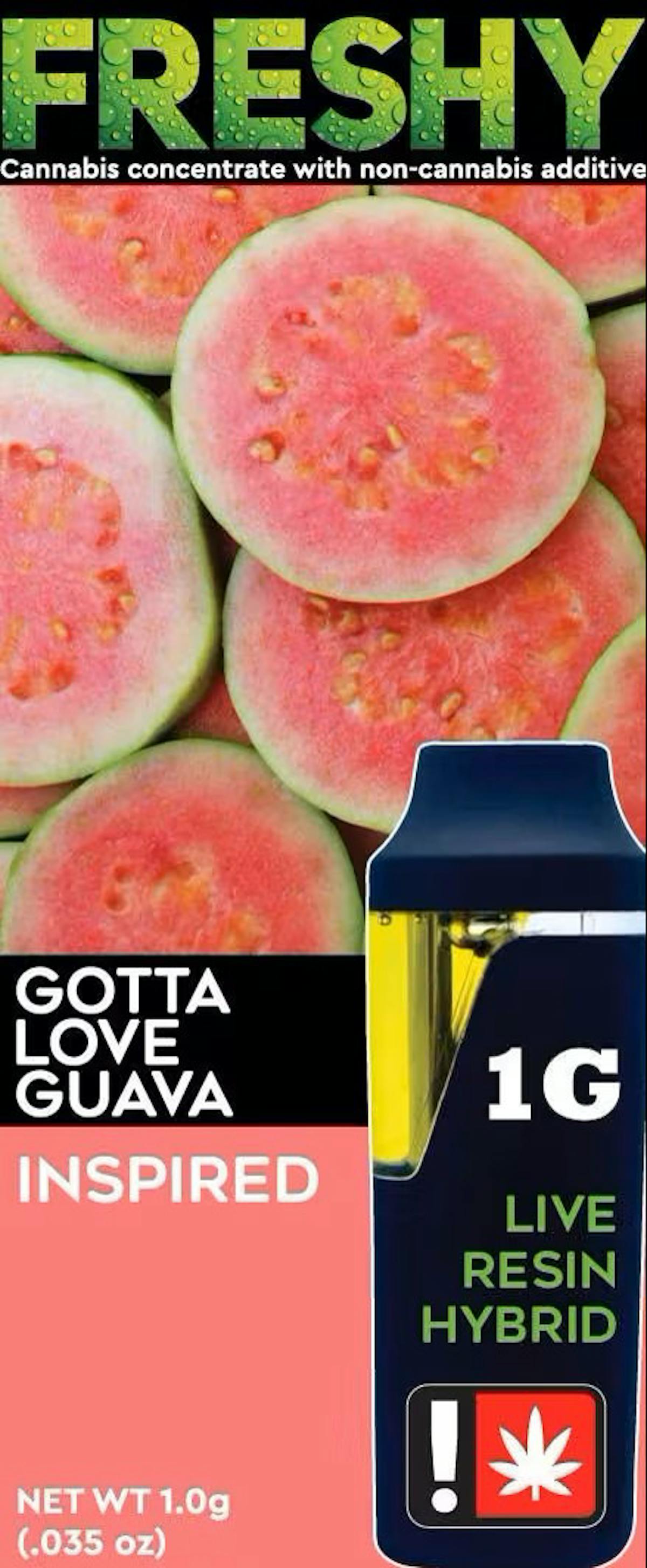 Photo of Freshy 1g GOTTA LOVE GUAVA Flavored Live Resin All-In-One