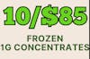 10/$85 | Concentrates 