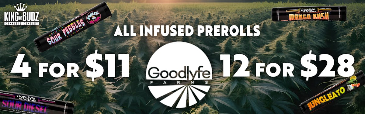 Goodlyfe 1g Infused PreRoll - 4/$11