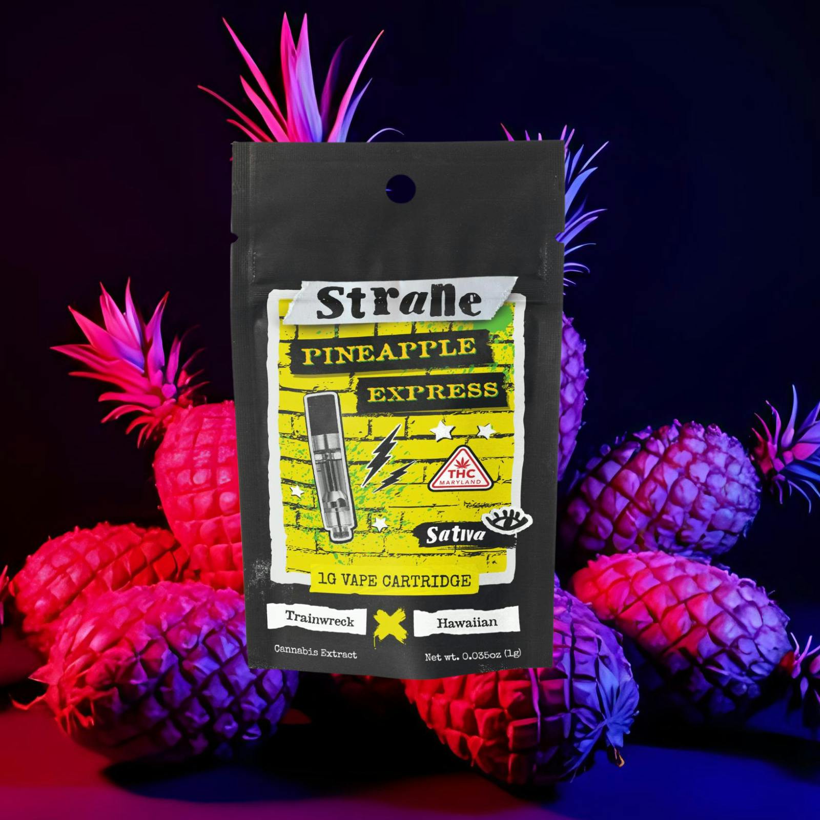 Strane Pineapple Express | 1g Live Cartridge - Redi Cannabis