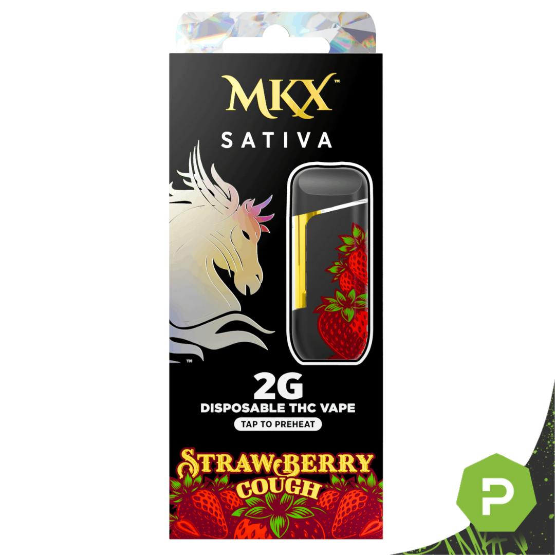 MKX Oil Co. 2g MKX Disposable - Strawberry Cough 2g Disposable - Sativa -  Puff Cannabis Cannabis Store in MI