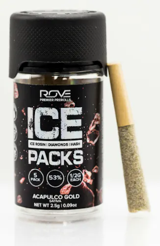 Acapulco Gold – Infused Pre-Roll Ice Packs (Rosin Hash and Diamonds) 5x .5g-2