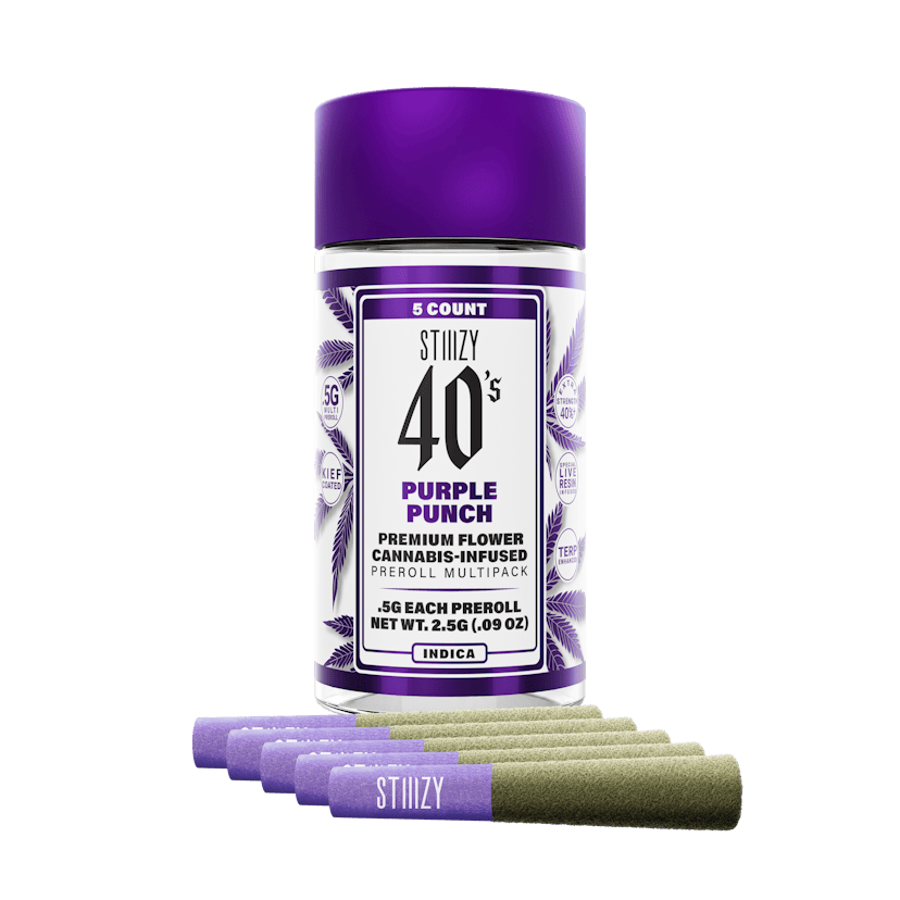 STIIIZY 40's Pre-Roll Multipack - Purple Punch