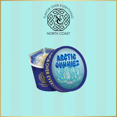 North Coast x Black Label - 1g Cold Cure Rosin Tier 2 - Arctic Gummiez - CONCENTRATES by North Coast at King of Budz