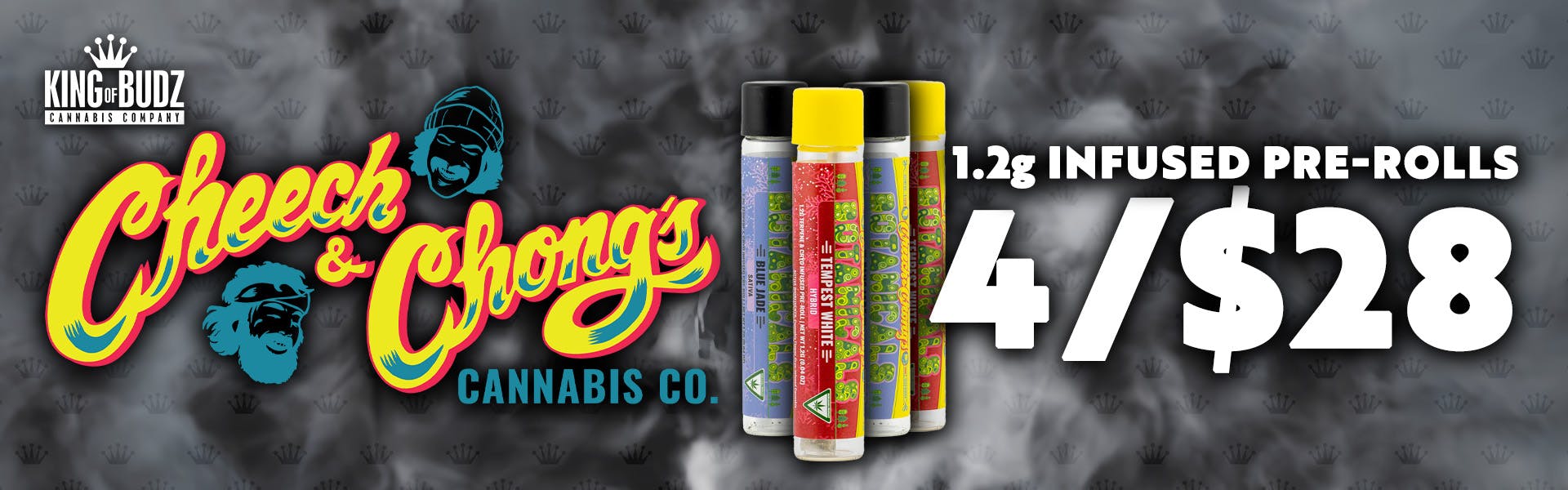 Inkster - Cheech AND Chong 1.2g Infused Prerolls - 4/$28