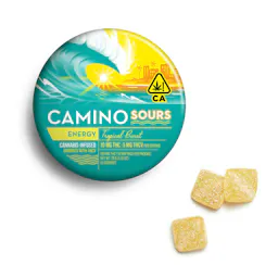 Sours-Tropical Burst THCV Cannabis-Infused Gummies-00513 10:6