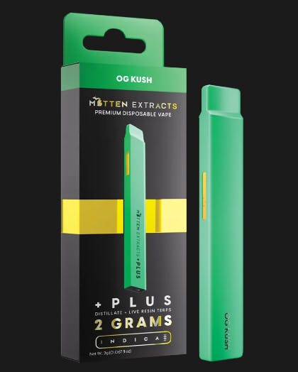 Product: OG Kush | 2g | Disposable | Mitten Extracts