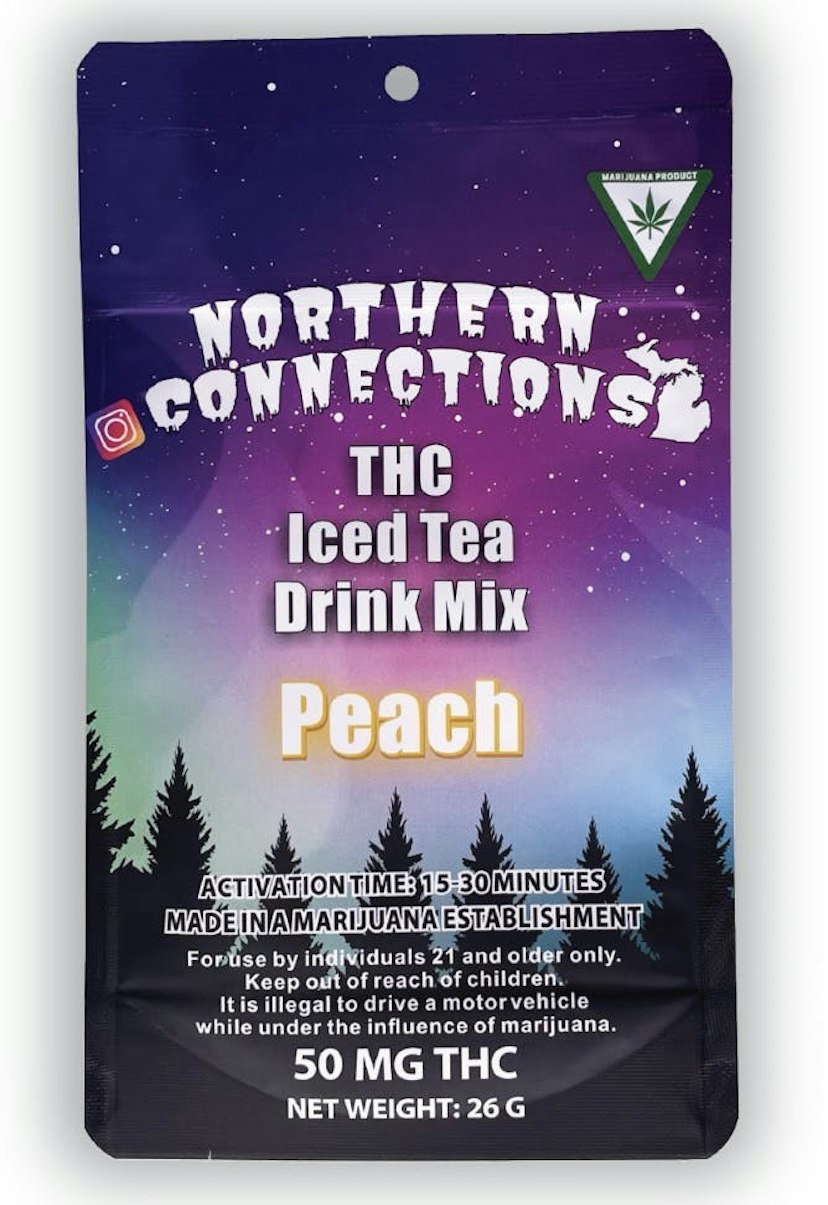 Northern Connections - Peach Iced Tea Drink Mix 50mg Infused Beverage Preparation