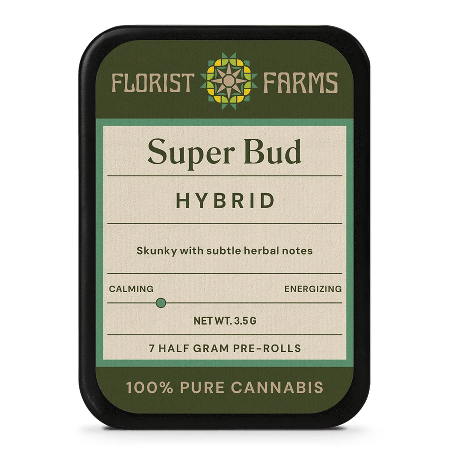 Florist Farms - 7 Pack .5g Prerolls - Super Bud