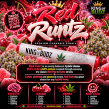 KOB - 1g Preroll - Red Runtz - PRE_ROLLS by King of Budz at King of Budz
