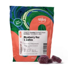 Product Gummies Live Resin | Blueberry Raz x Zativa (S) | 10mg | MFNY