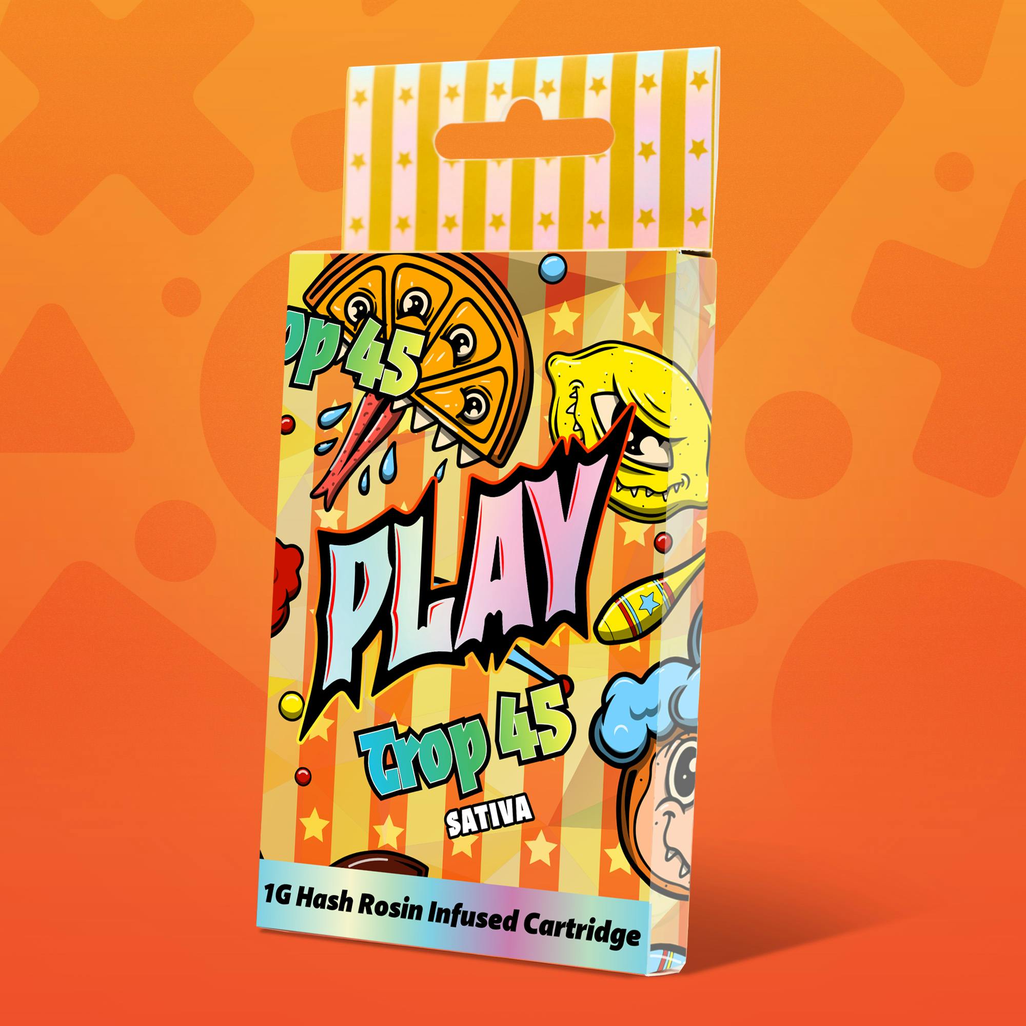 Product: Play | Trop 45 | 1g | Hash Rosin Cartridge