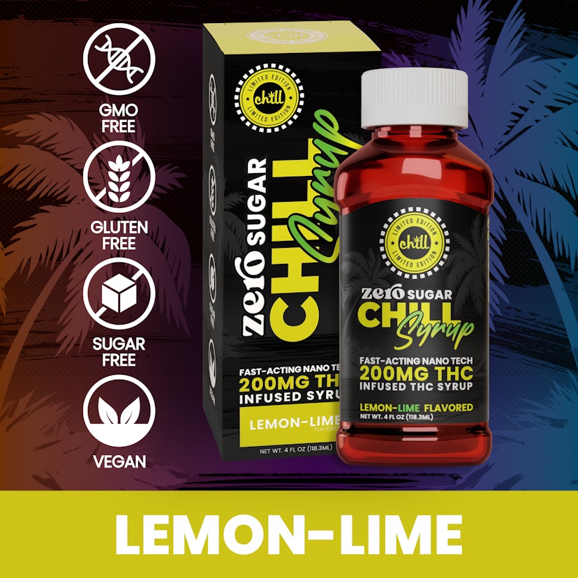 Chill Medicated | 200mg Zero Sugar Thc Syrup | Lemon Lime