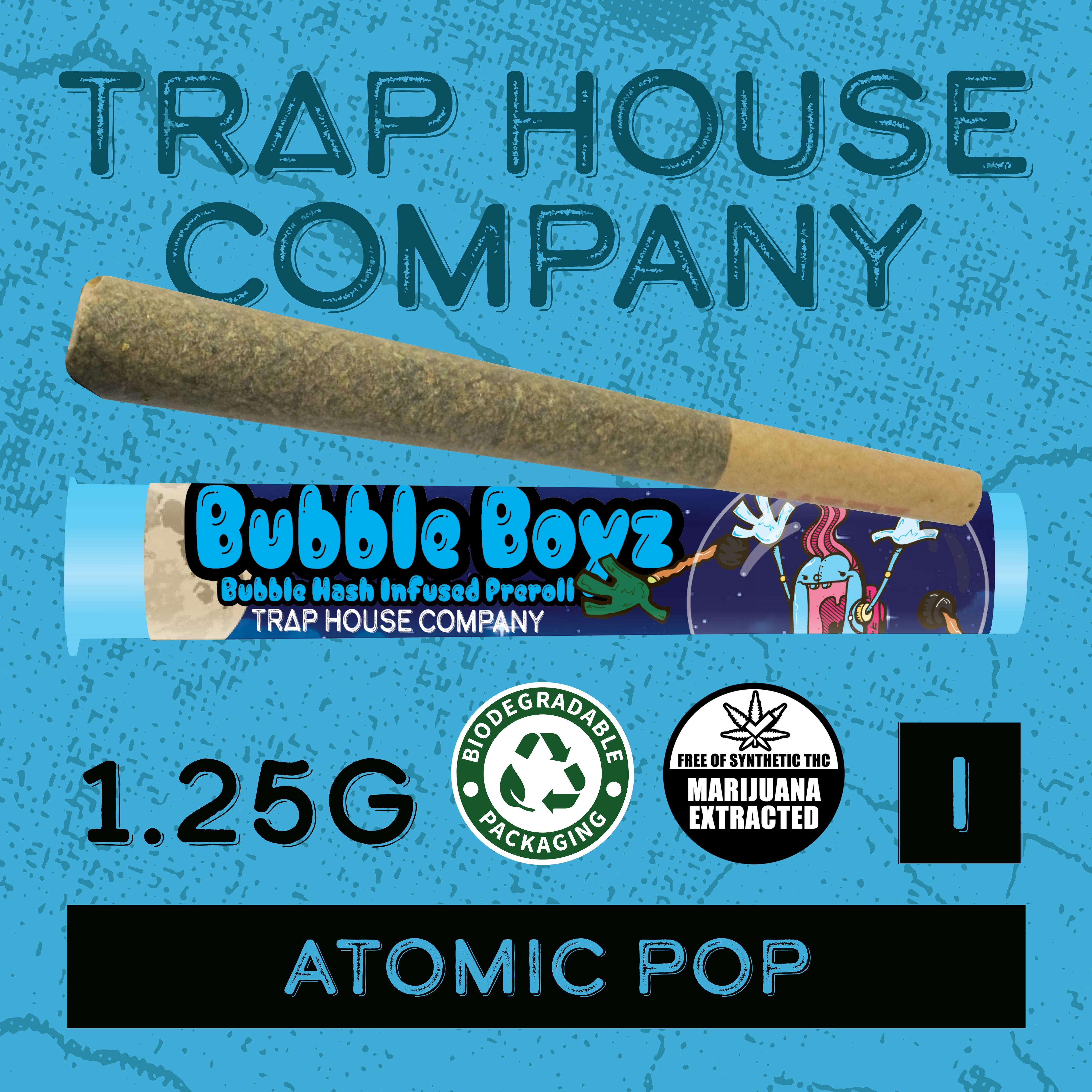 Product: Bubble Boy | Atomic Pop | Bubble Hash Infused Pre-roll Indica