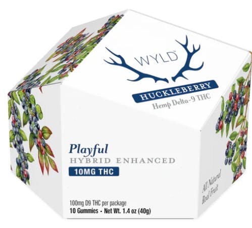 Wyld Gummies Playful | 10mg THC 10 Pack | Huckleberry *I-20*