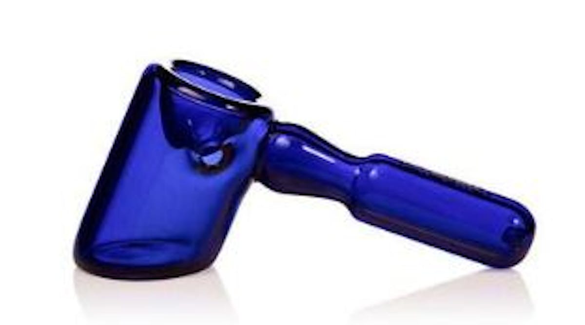 Image of GRAV Glass Hammer Hand Pipe | Blue