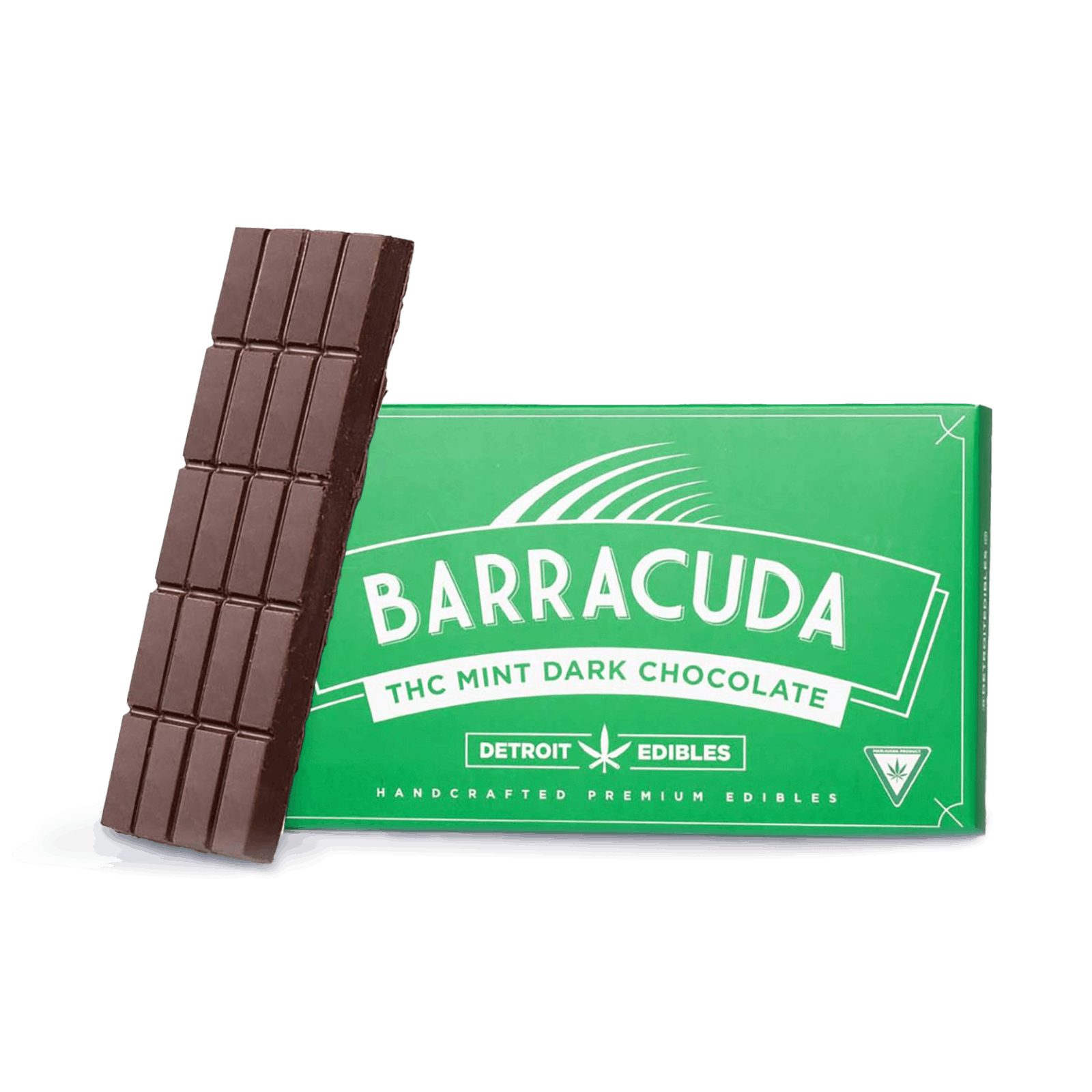 Mint dark chocolate barracuda bar 200mg