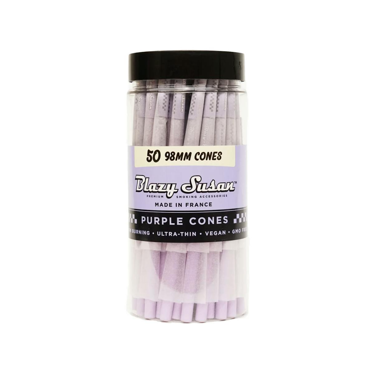 Image of Purple | 98mm Pre Rolled Cones | 50 Count